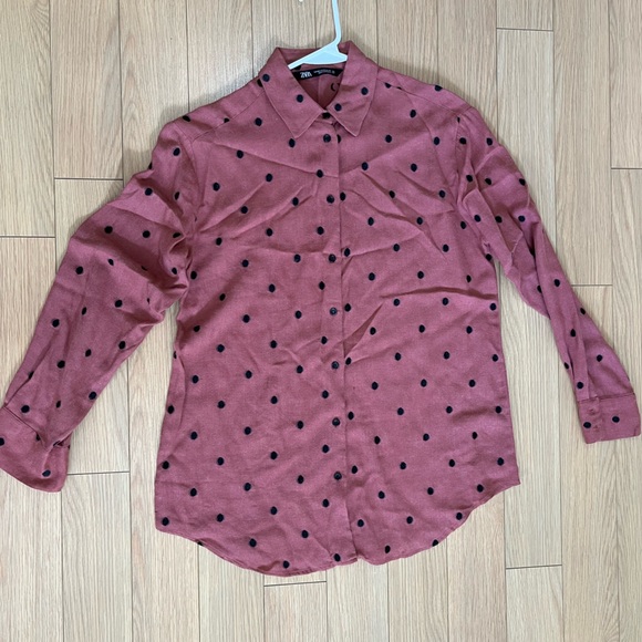 Zara polka dots shirt - Picture 3 of 5